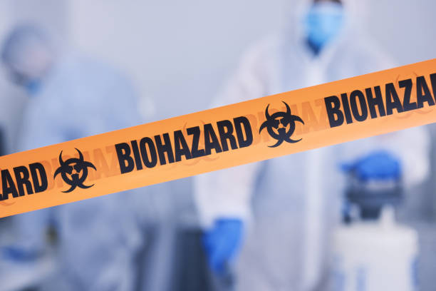 Professional Biohazard Cleanup technician working in Olalla, WA